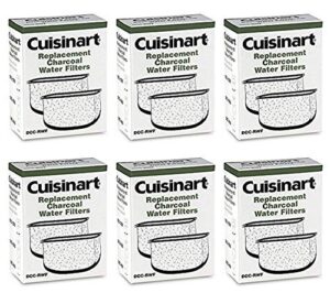 cuisinart dcc-rwf-6pk (12 filters) charcoal water filters in cuisinart dcc-rwf retail box