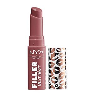 nyx professional makeup filler instinct plumping lip color, lip balm – sugar pie (mauve pink purple)