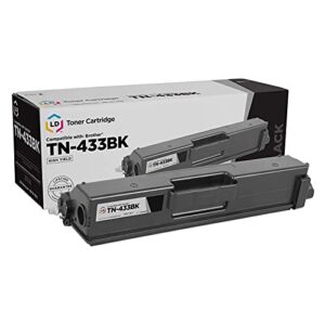 ld products compatible toner cartridge replacement for brother tn433bk high yield (black) for use in hl-l8260cdw, hl-l8360cdw, hl-l8360cdwt, hl-l9310cdw, mfc-l8610cdw, mfc-l9570cdwt
