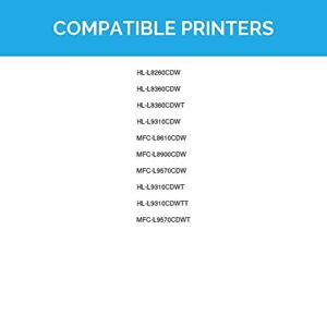 LD Products Compatible Toner Cartridge Replacement for Brother TN433BK High Yield (Black) for use in HL-L8260CDW, HL-L8360CDW, HL-L8360CDWT, HL-L9310CDW, MFC-L8610CDW, MFC-L9570CDWT