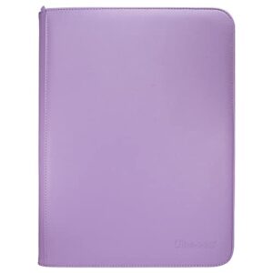 ultra pro – vivid 9-pocket zippered pro-binder: (purple) – protect up to 360 collectible trading cards, sports cards or valuable gaming cards, ultimate card protection