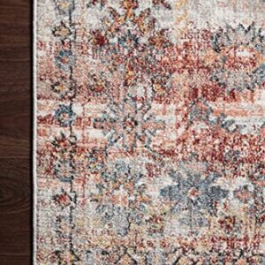 Loloi II Cassandra Collection CSN-06 Rust / Multi, Traditional 2'-6" x 7'-9" Runner