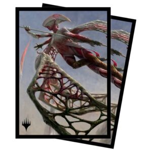ultra pro – magic: the gathering phyrexia all will be one – 100ct standard size card sleeves (ixhel, scion of atraxa) protect collectible cards, trading cards, & gaming cards, ultimate card protection
