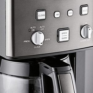 Cuisinart SS-15BKSP1 Coffee Center 12-Cup Coffeemaker and Single-Serve Brewer with 3-Serving Sizes: 6oz, 10oz and 12oz, Black/Stainless Steel