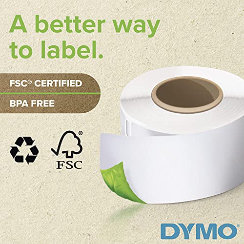 DYMO Authentic LW Name Badge Labels | DYMO Labels for LabelWriter Printers (2-1/4" x 4"), 1 Roll of 250