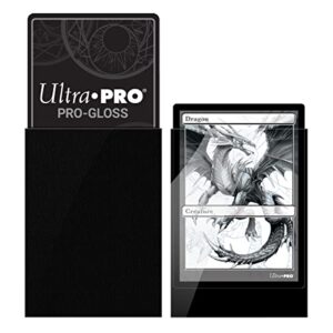 Ultra Pro Deck Protector Sleeves for Standard Size Cards | Black | 100-Count