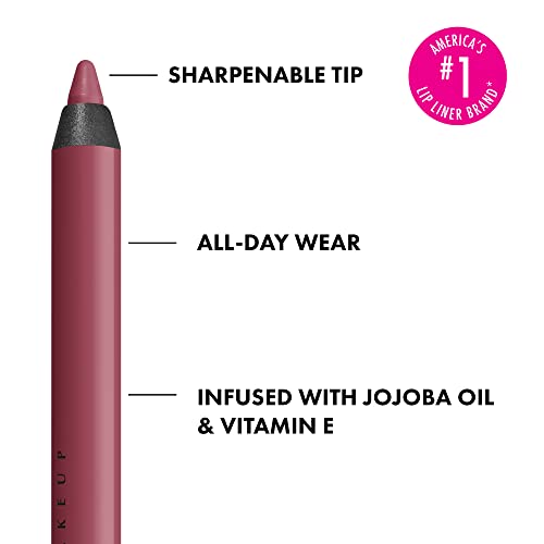 NYX PROFESSIONAL MAKEUP Line Loud Lip Liner, Longwear and Pigmented Lip Pencil with Jojoba Oil & Vitamin E - Goal Getter (Deep Raspberry)