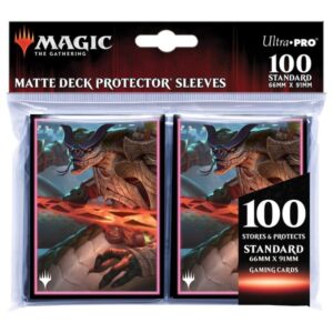 ultra pro magic: the gathering – kamigawa neon dynasty 100ct card sleeves featuring chishiro – protect your cards with chromafusion technology and always be ready for battle