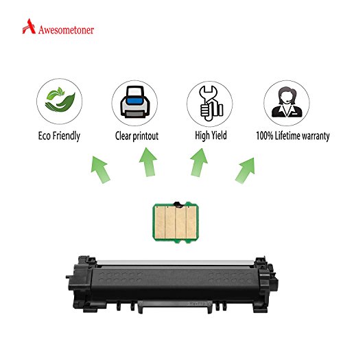 Awesometoner Compatible Toner Cartridge Replacement for Brother TN770 use with HL-L2370DW, HL-L2370DWXL, MFC-L2750DW, MFC-L2750DWXL - with Chip (Black, 1-Pack)