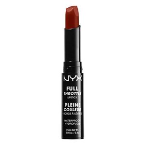 nyx nyx cosmetics full throttle lipstick sandman