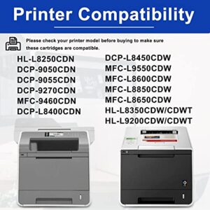 YOISNER 2 Pack TN339 TN339BK Super High Yield: Compatible TN 339 Toner Cartridge Black Replacement for Brother TN339BK HL-L8250CDN L8350CDW/CDWT L9200CDW/CDWT Printer | Up to 6,500 Pages