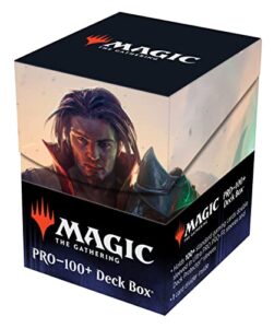 ultra pro – magic: the gathering the brothers war 100+ card deck box card protector – ft. mishra. eminent one, protect & store gaming cards, collectible cards, trading cards, great for mtg cards