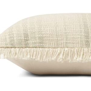 Loloi Angela Rose x Forrest Collection Ivory/Sage, 18'' x 18'' Cover Only Pillow