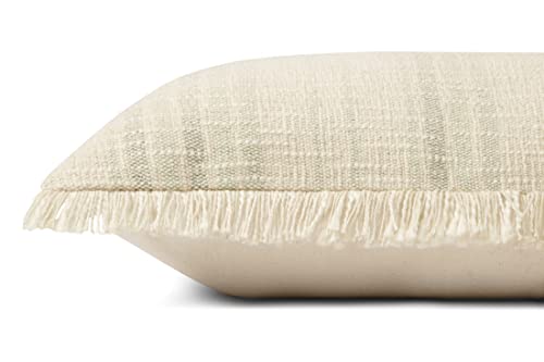 Loloi Angela Rose x Forrest Collection Ivory/Sage, 18'' x 18'' Cover Only Pillow