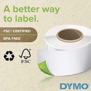 DYMO Authentic LW Return Address Labels for LabelWriter Label Printers, White, 3/4'' x 2'', 1 roll of 500