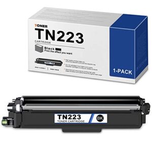 xbh 1 pack tn223 black compatible tn223bk toner cartridge replacement for brother hl-3210cw 3230cdw 3290cdw dcp-l3510cdw mfc-l3710cw l3750cdw l3730cdw priters by wyxbhgs