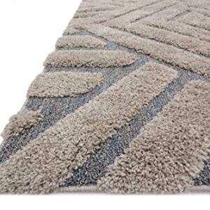 Loloi ENCOEN-32GYSL Indoor Area Rugs, 2'-3" x 8'-0" Runner, GrayGray