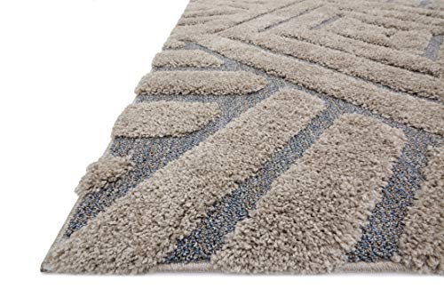 Loloi ENCOEN-32GYSL Indoor Area Rugs, 2'-3" x 8'-0" Runner, GrayGray