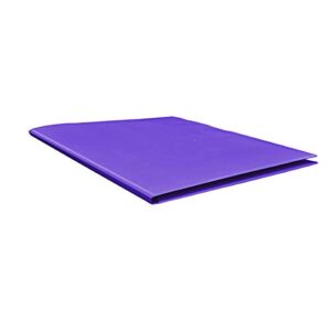 Ultra Pro - 10 pack, PURPLE 2-Pocket Folder with Clear Outside Pockets