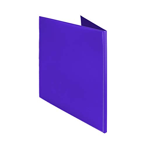 Ultra Pro - 10 pack, PURPLE 2-Pocket Folder with Clear Outside Pockets