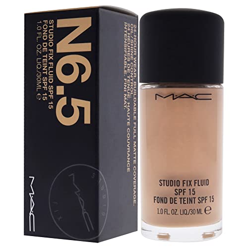 MAC Studio Fix Fluid SPF 15 - N6.5 Foundation Women 1 oz