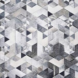 Loloi II Maddox Collection MAD-03 Grey/Ivory, Contemporary 5'-0" x 7'-6" Area Rug