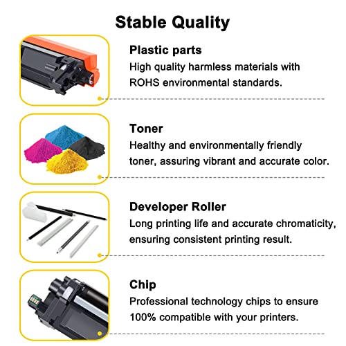 Toner Bank Compatible Toner Cartridge Replacement for Brother TN227 TN227M TN-227 TN223 TN223M use with HL-L3290CDW MFC-L3770CDW HL-L3210CW HL-L3230CDW MFC-L3750CDW L3710CW L3270CDW (Magenta,1 Pack)