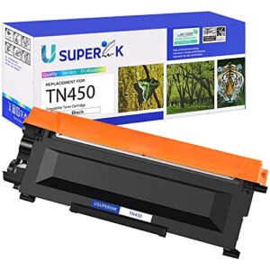 superink toner cartridge replacement compatible for brother tn450 tn-450 tn420 tn-420 to use with hl-2270dw hl-2280dw hl-2230 hl-2240 mfc-7360n mfc-7860dw mfc-7460dn dcp-7065dn printer – black, 1 pack