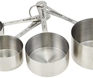 Cuisinart CTG-00-SMC Stainless Steel Measuring Cups, Set of 4,Silver