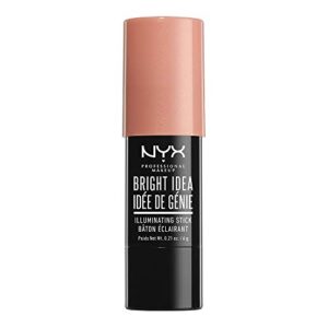 nyx professional makeup bright idea stick, pinkie dust, 0.21 ounce