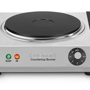 Cuisinart CB-30P1 Cast-Iron Single Burner, Stainless Steel