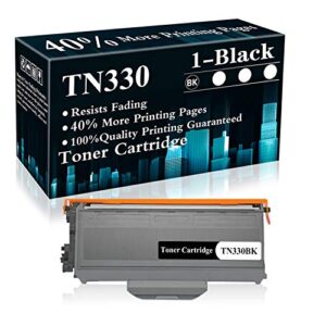 1 black tn330 toner cartridge replacement for brother dcp-7030 7040 7045n hl-2120 2150 2150n 2170 2170w mfc-7040 7320 7345n 7440 7440n 7840 7840w printer,sold by topink