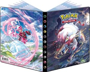 ultra pro – pokemon sword and shield 4 pocket portfolio for collectible trading cards, gaming cards and any standard size card, holds 40 single loaded cards
