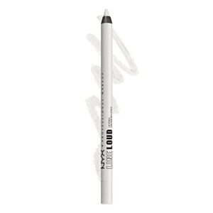 NYX PROFESSIONAL MAKEUP Line Loud Lip Liner, Longwear and Pigmented Lip Pencil with Jojoba Oil & Vitamin E - Gimme Drama (White)