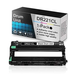 dr-221cl black drum unit dr221cl (toner not included) compatible drum unit replacement for brother hl-3140cw 3150cdn 3170cdw 3180cdw mfc-9130cw mfc-9330cdw dcp-9015cdw printer cartridge.(1 pack)