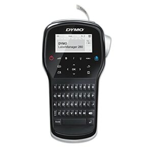 dymo 1815990 labelmanager 280, 2 lines, 4w x 2 3/10d x 7 9/10h (dym1815990)