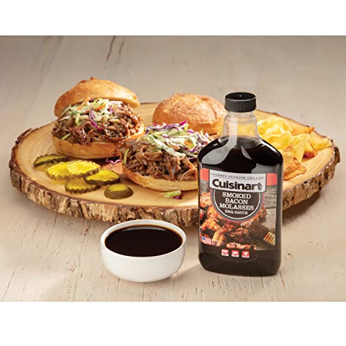 Cuisinart CGBS-014 Smoked Bacon Molasses BBQ, Premium Flavor and Blend for Marinade, Dip, Sauce or Glaze, 13 oz Bottle