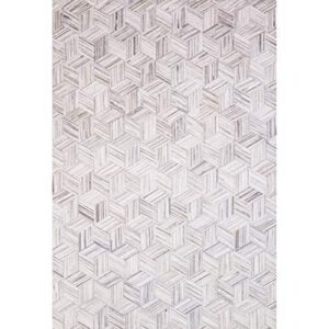 loloi ii maddox collection mad-07 lt grey/ivory, contemporary 5′-0″ x 7′-6″ area rug
