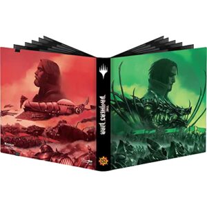 ultra pro – magic: the gathering the brothers war 12-pocket pro-binder, protect & store up to 480 standard size cards like mtg cards, gaming cards, trading cards, & collectible cards