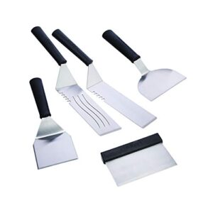 cuisinart cgs-509 stainless steel, griddle spatula set, 5-piece