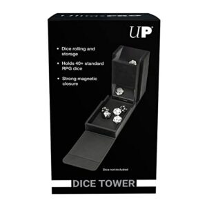 Ultra PRO - Alcove Dice Tower - Great Dice Carrying Case for Classic Board Games, RPG Games , and Tabletop Games - Stores 40+ Standard Sized RPG Game Dice