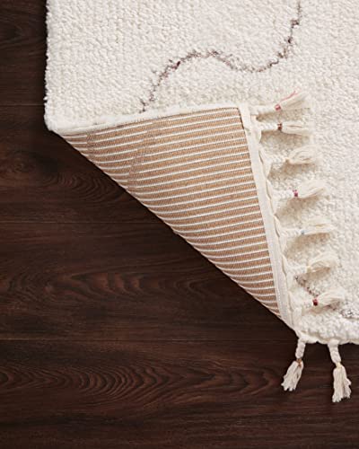 Justina Blakeney x Loloi Ronnie Collection RON-04 Ivory/Natural, Contemporary 2'-2" x 3'-9" Accent Rug