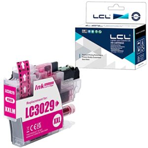 lcl compatible ink cartridge replacement for brother lc3029 xxl lc3029m high yield mfc-j6535dwxl j6935dw j5830dw j5830dwxl j5930dw j6535dw (1-pack magenta)