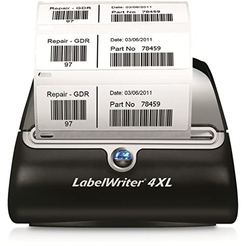 DYMO LabelWriter 4XL Desktop Direct Thermal Printer - Monochrome - Label Print - USB - Silver