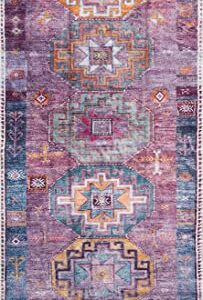 Loloi II Fiona Collection B20342 Blue/Purple, Contemporary 2'-0" x 5'-0" Accent Rug