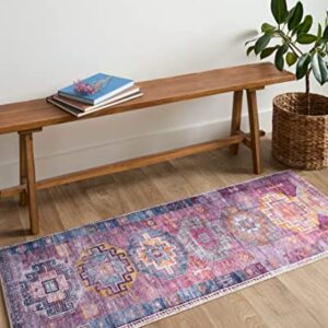 Loloi II Fiona Collection B20342 Blue/Purple, Contemporary 2'-0" x 5'-0" Accent Rug