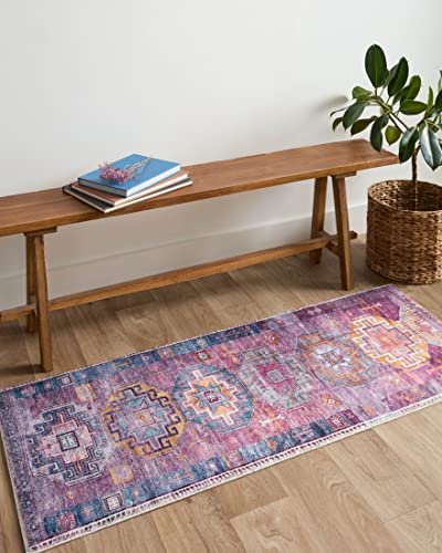 Loloi II Fiona Collection B20342 Blue/Purple, Contemporary 2'-0" x 5'-0" Accent Rug