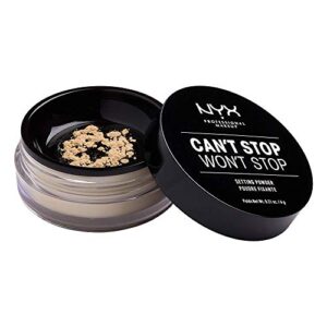 nyx professional makeup can’t stop won’t stop loose setting powder – light-medium