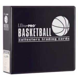 Black Ultra Pro 3 Inch D Ring Basketball Collectors Album 3" Wide Card Storage Binder Portfolio Album