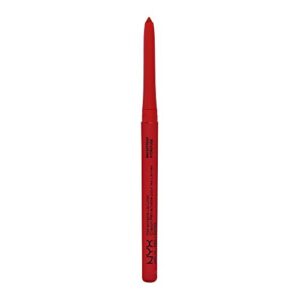 nyx professional makeup mechanical lip liner pencil, red